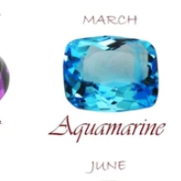 AVON VTG Gold-Tone Teddy Bear Lapel Pin with Heart-Shaped Birthstone (March) - Picture 10 of 10